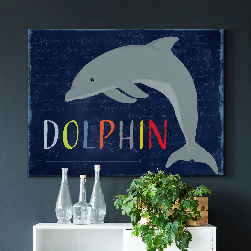 " Dolphin ", 36" H  x 24" W x 1" D