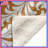 White Floral Damask Blankets-130658079