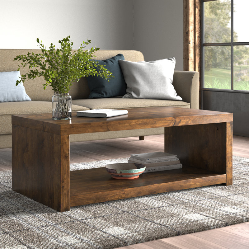 Pisani Trestle Coffee Table with Storage