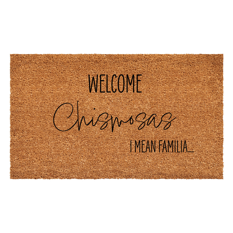 Paillasson Welcome Chismosas, L 17 po x L 29 po