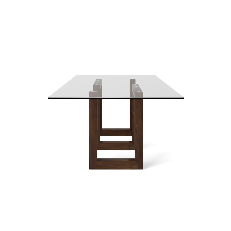 Table de salle à manger Reesa, H 29 po x L 72 po x l 44 po, Café