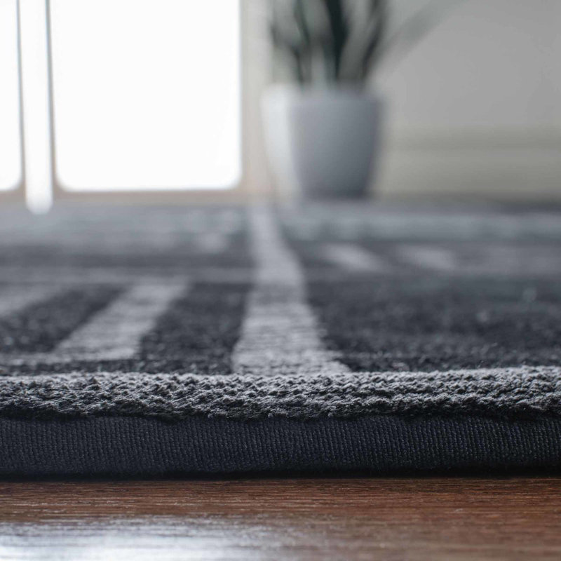 Ralph Lauren Alistair Tiles Wool, Viscose Geometric Rug, Rectangle 9' x 12'