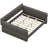 King Size Upholstered Platform Bed with USB,Gray