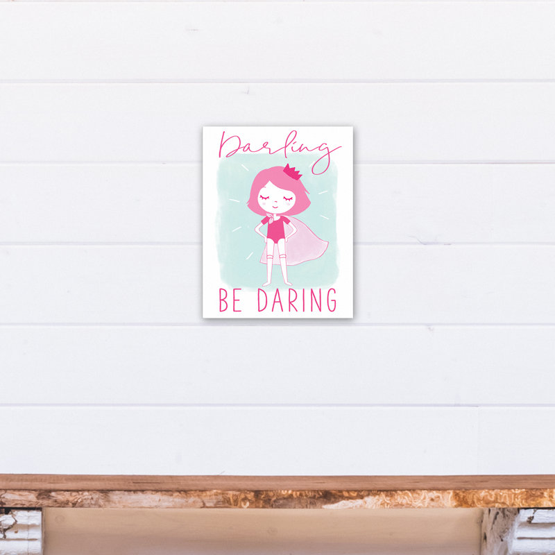 Art sur toile darling be audacieuse Burgos, H 14 po x l 11 po x P 1,25 po