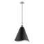 Luminaire suspendu simple en métal à 1 lumière avec plafond Gertrude-93418508-93418497