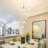 Amalfi 5-Light Height Adjustable ETL Certified Integrated LED Chandelier with Cone Shades-65216906