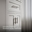 Ensemble de meuble-lavabo mural simple 25 po avec plateau en bois massif Quo-91943373