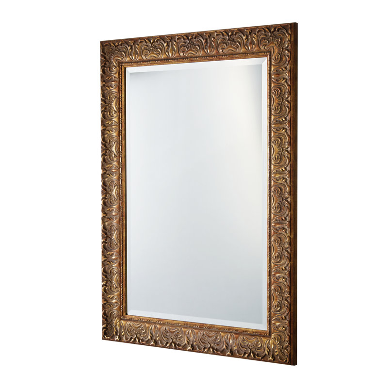 Rectangle Mirror, Gold, 130.5 cm H x 108 cm W