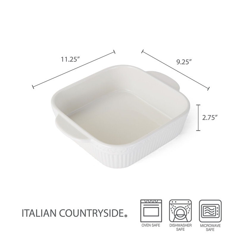 Mikasa Italian Countryside 9-In Square Casserole Dish