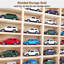 Présentoir en bois 42 grilles Hot Wheels