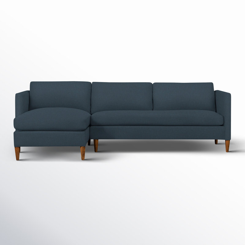 Canapé modulaire 2 pièces Clifford, Accoudoir à gauche (vu de face), Valet carbone Tweed