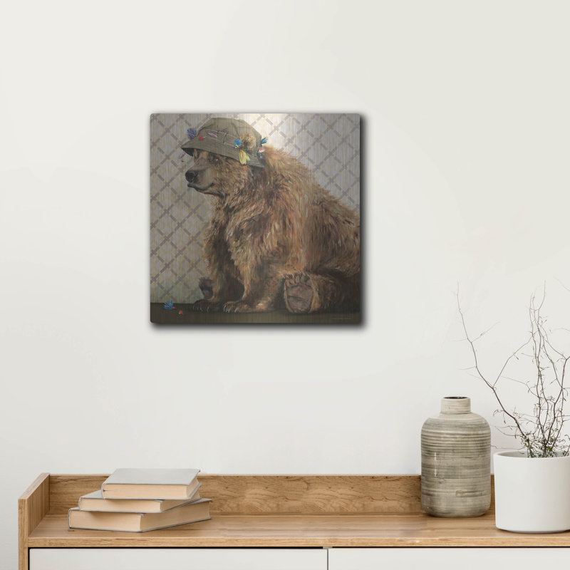  'Bone Fishing' by Kamdon Kreations Metal Wall Art, 12" x 12", 12" H x 12" W