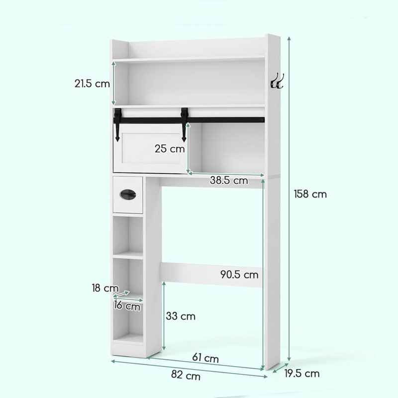Over The Toilet Storage