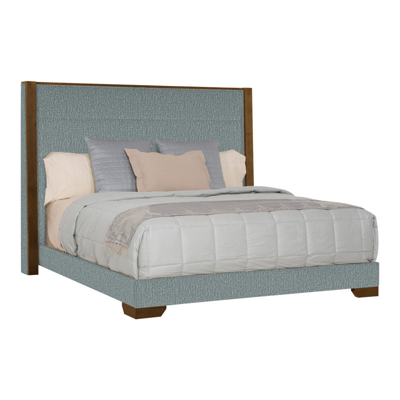 Thom Filicia Home Century Club King Bed, Nadia Parchment, Hampton, No