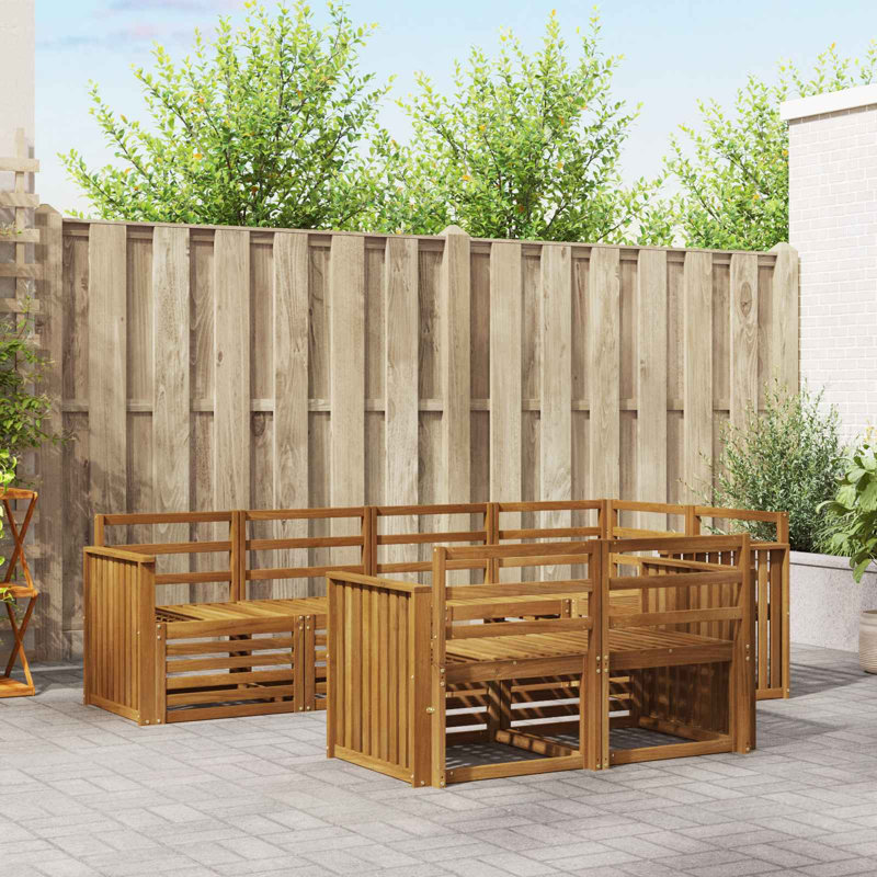 247cm Wide Patio Sectional Set