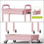 Organisateur de chariot roulant à 4 niveaux avec roulettes, chariot polyvalent pour la cuisine, la salle de bain, le bureau, la salle de bricolage et le rangement de la salle de lavage-115124760