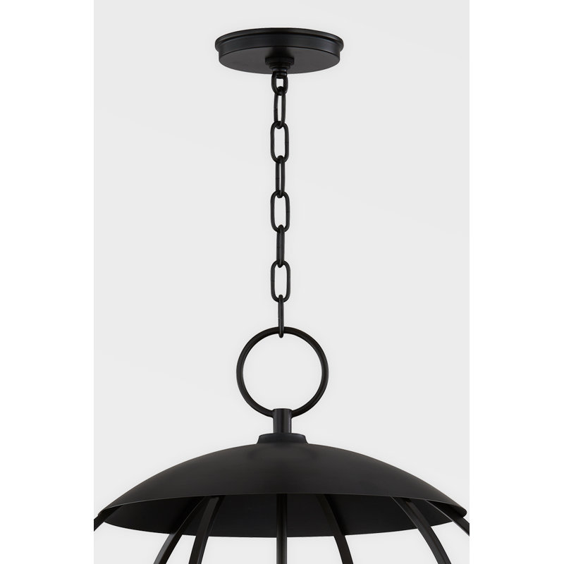 Wesley 4 - Light Chandelier, Aged Iron
