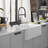 Ikon SILGRANIT 30" Single Bowl Apron-Front Farmhouse Sink-17599242