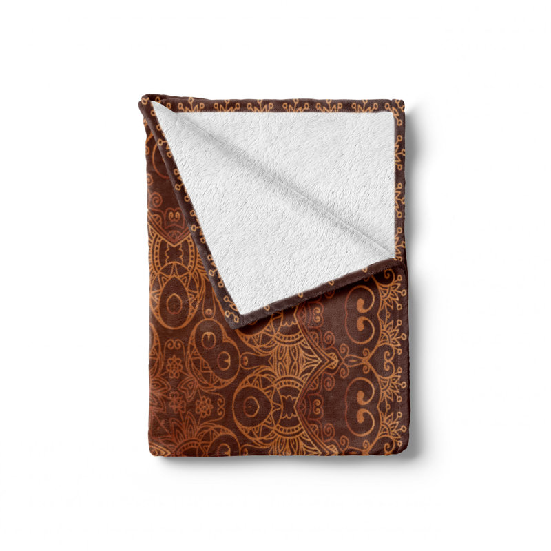 Hand Woven Throw Blanket, 50" W x 70" L