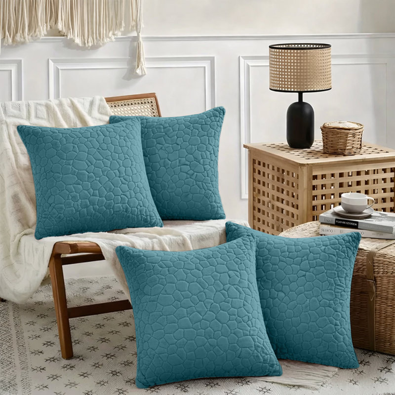 Square Cushion, Teal