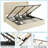 Hydraulic Lift Up Storage Upholstered Platform Bed With Shelf And Charging Station-1668359033-1668359030