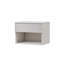 Ensemble de 2 tables de chevet murales avec tablette ouverte-1375109383