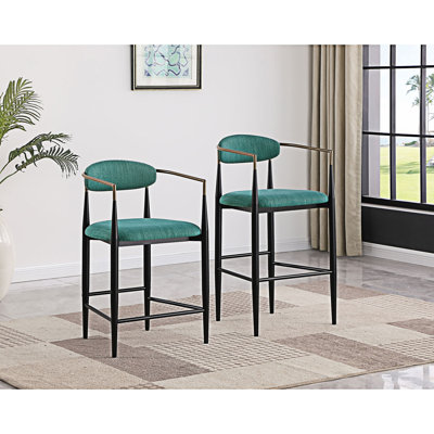 Chaise de bar rembourrée (ensemble de 2)