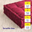 Grand coussin de yoga réversible-96433166