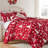 Greenland Home Fashions Peppermint Party 3-Piece King Size Red Coverlet Set, 105x95 Inch-106871645-100247441