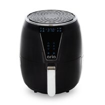 c&g outdoors 2 Quart Air Fryer, Dishwasher Safety Basket And Tray, 60  Minute Timer, Fast Frying Of Healthier Food, Heating And Power Indicators,  Temperature Control, Black