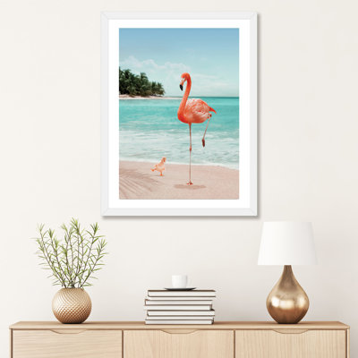 «Wannabe Flamingo» par Jonas Loose - reproduction d'art
