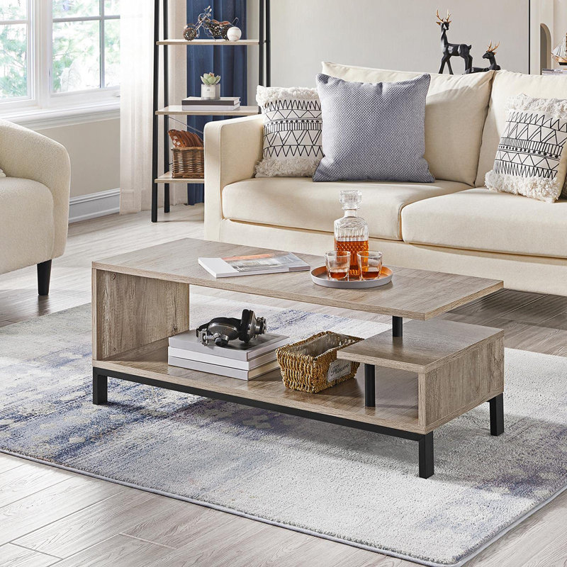 Roeville Unfinished TV Stand for TVs up to 55", Grey
