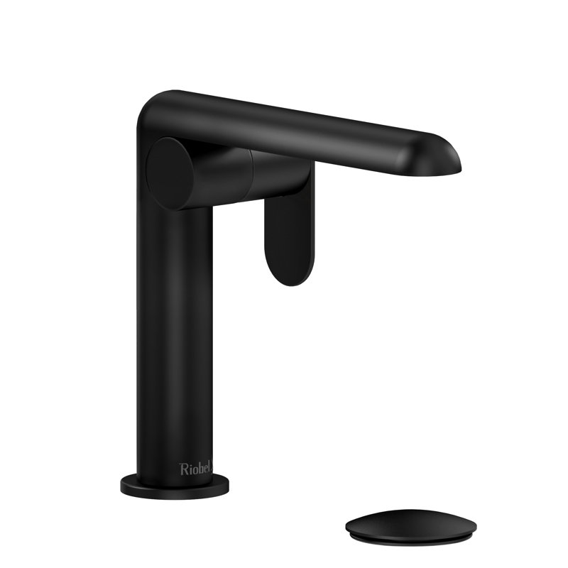 Robinet de salle de bain monotrou avec drain Ciclo ™, Noir