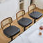 Adjustable Height 360° Swivel Bar Stools With Rattan Backrest-1839851515