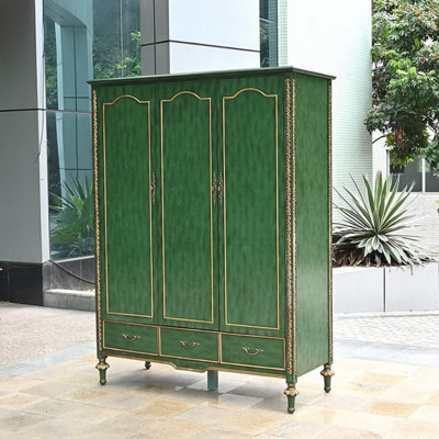 American-style Light Luxury Green Wardrobe
