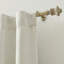 Lenox Palazzo 1” Single Curtain Rod with Fluted Bell Shaped Finial Design, Antique Bronze -32"W x 78"L-988478071-988478064