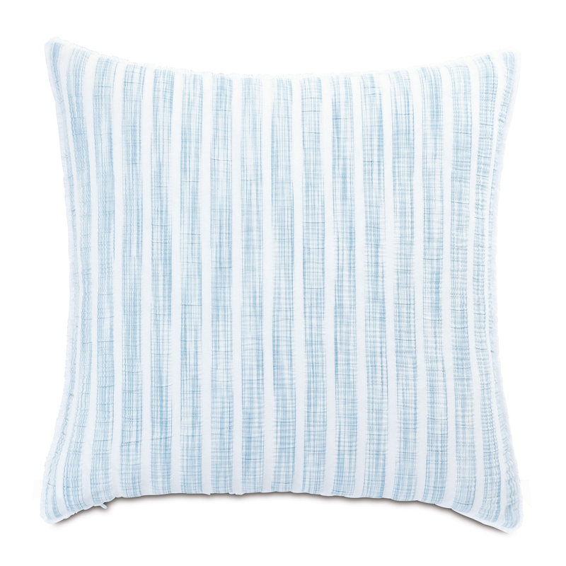 Coussin Castaway Seersucker, Carré 22 po