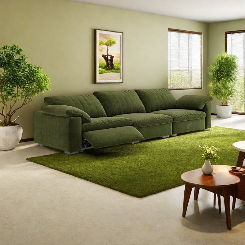 Demski, 33.46" H x 116.92" W x 42.91" D