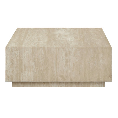 Bureau beige en contreplaqué, hauteur de 14 po, table de salle à manger 35 po, 35 po x 35 po x 14 po