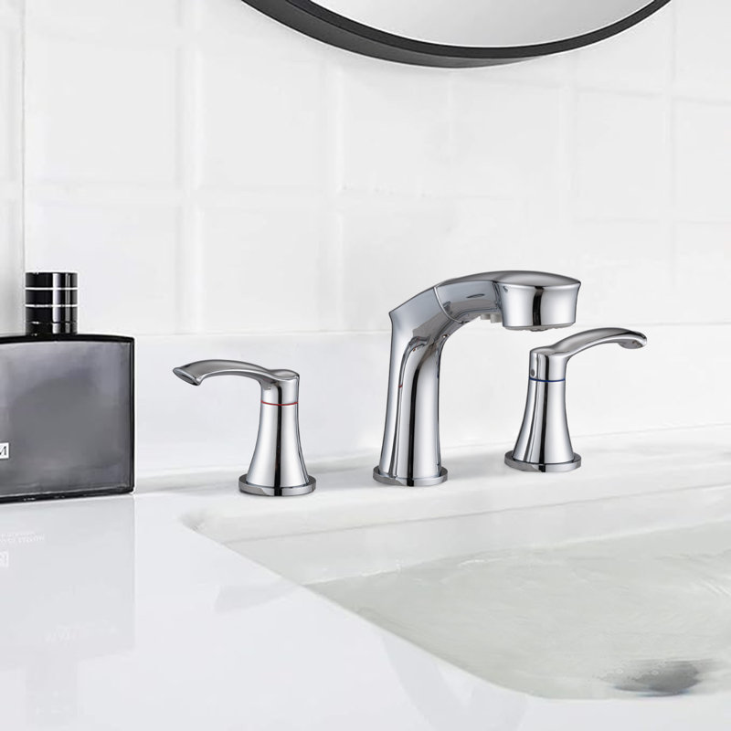 2-handle Bathroom Faucet, Chrome