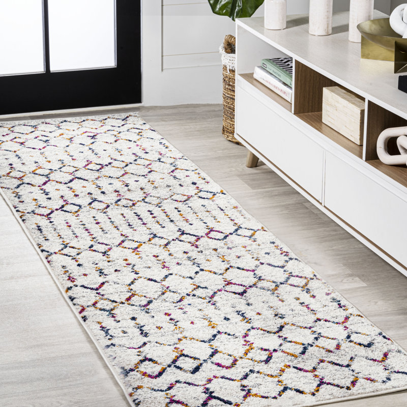 Tapis marocain Kateshia, Tapis de couloir 2 pi 3 po x 8 pi