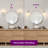Dimmable Armed Sconces Wall Sconces with Glass Shade