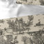 Ensemble de housse de couette en coton Toile De Jouy-60220658-60220665