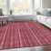 Premium Machine Washable Prisco Pink Rug