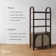 Boho 3-Shelf Bookshelf Cabinet With Rattan Doors