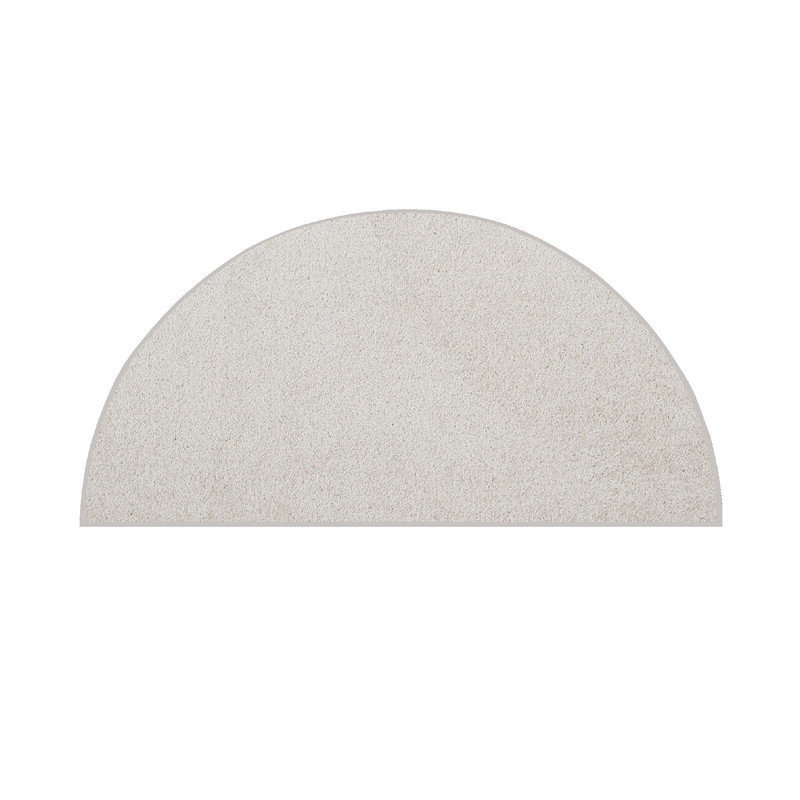 Modern Plush Pet and Kids Friendly Solid Color Off White Area Rugs, Stain & Fade Resistance, Perfect for Living Room, Dining Room, Bedroom, Playroom and Kidsroom, Event, Wedding, Amberlyn Binded Rug
