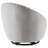 Upholstered Swivel Barrel Chair-1301299457