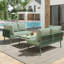 L Shape Garden Furniture Set With Cushions-617356942