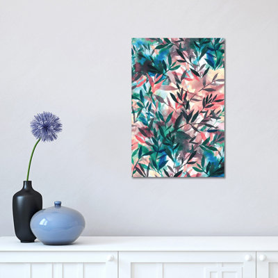 Changes Coral 1 Piece Wrapped Canvas Wall Art