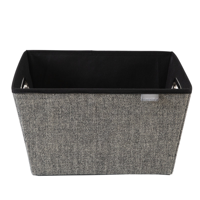 Simplify Bin, Medium, Black